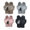 thumbnail image 3 of Qarigey Guantes cálidos de invierno pájaro gato de punto protección térmica contra el frío calentador de manos parche a prueba de Type3 NO3, 3 of 5