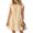 Beige, variant on Juniors Short Sleeve Mini Dresses Plain Sundress Summer Crew Neck Holiday Party,Beach Pleated Dress for Women Tunic