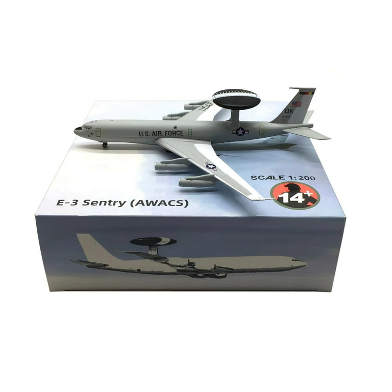 High Simulation 1:200 Alloy US E-3 Sentry AWACS Model for