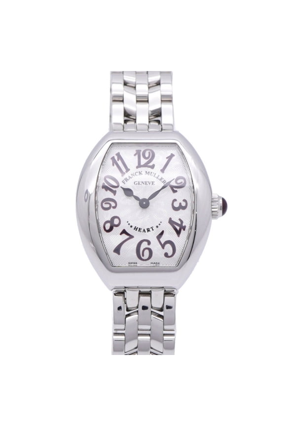 Pre-Owned Franck Muller Heart to 5002SJA Quartz Watch SS Silver Dial 0173FRANCK... (Good)