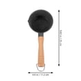 thumbnail image 2 of AURARMLET Small Cooking Sauce Pan Black Medical Stone Frying Food for Restaurant 1Pack, 2 of 5
