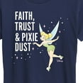 thumbnail image 3 of Tinker Bell - Faith Trust Pixie Dust - Ladies Short Sleeve Classic Fit Tee, 3 of 5