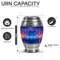 thumbnail image 2 of Yatskia Blue Waterfall Mini Urn for Adult Ashes Men and Women, Small Funeral Urns for Human Ashes Adult, (Monar Pack of 2, 3 Inch), 2 of 8