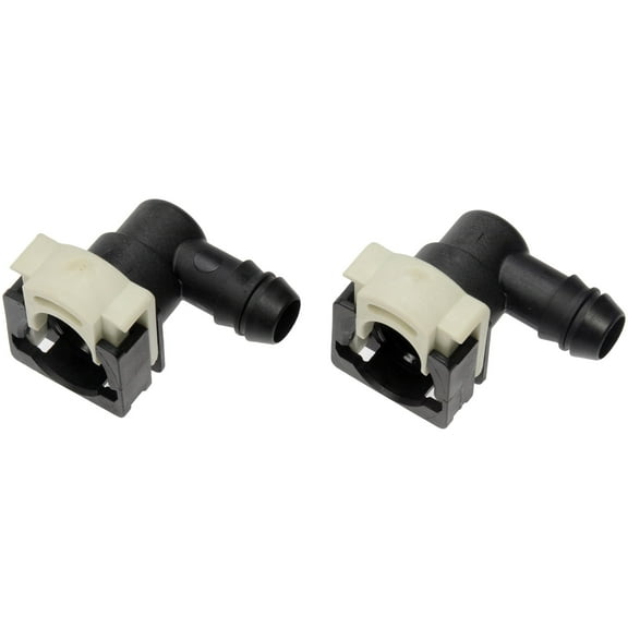 Dorman 800-374 5/8 In. Nylon Fuel Vapor Connector, Elbow 90 To 5/8 In. Barbed (Pack of 2)