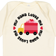 thumbnail image 4 of Inktastic My Nana Loves Me Valentine Boys or Girls Long Sleeve Baby Bodysuit, 4 of 5