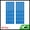 Blue, variant on Unique Bargains Handwritable Rectangle Gift Stickers 1.57"x0.75" 20 Pcs Blue