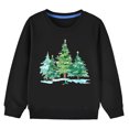 thumbnail image 4 of Posijego Vêtements de Noël pour Enfants Garçons Filles Chandail à Manches Longues Col Rond Coton Chandail Chandail en Molleton Hauts, 4 of 4