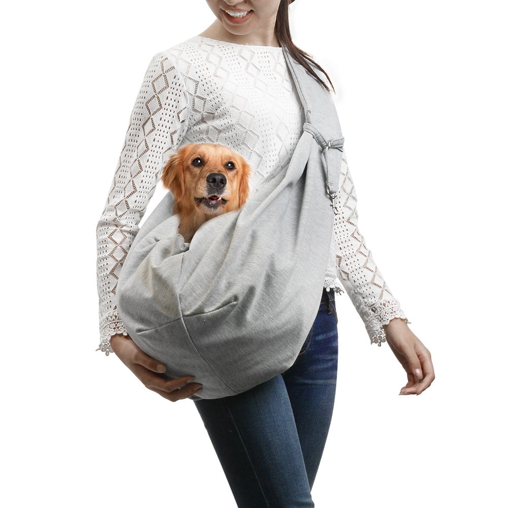 Retro Pet Hangbag Dog Cat Carrier Travel Tote Shoulder Jean Bag Dog Sling Bag