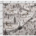 thumbnail image 2 of Soimoi Animals Printed, Cotton Satin Spandex, Sewing Fabric by The Yard 54 Inch Wide, Decorative Fabric for Dresses and Home Accents, Pink, 2 of 5