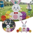 thumbnail image 2 of MANGWANG Easter Inflatable Decoration Luminous Inflatable Easter Egg Bunny Inflatable Model Holiday Outdoor Garden Decoration Ornaments Outdoor Garden Decoration Event Tent Party Dresses for Girls, 2 of 9