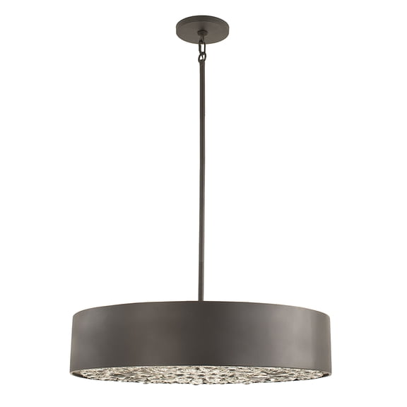Azores 6-Light Pendant in Black Cashmere