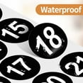 thumbnail image 2 of letairis 10pcs/set Waterproof And Oil-proof PVC Number Labels For Book Decoration Wide Application Sticker, 2 of 6