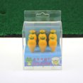thumbnail image 4 of Golf TEE PLÁSTICO Dibujos animados Golf camisetas Capacitación reutilizable Práctica Regalos Equipo deportivo interior al aire libre Accesorios Accesorios Piña 6 piezas Inevent OD003672-02, 4 of 7