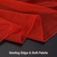 thumbnail image 4 of Cortina de tela Unique Bargains 9.8 pies x 4.9 pies rojo para boda paquete de 6, 4 of 5
