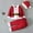 B-Red, variant on WENXIAOO Christmas Baby Santa Claus Costume for Baby Boys Girls Christmas Santa Outfits Hat Set Xmas Clothes for Little Girls 6-7 Years