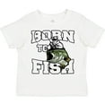 thumbnail image 3 of Inktastic Born to Fish Boys or Girls Toddler T-Shirt, 3 of 5