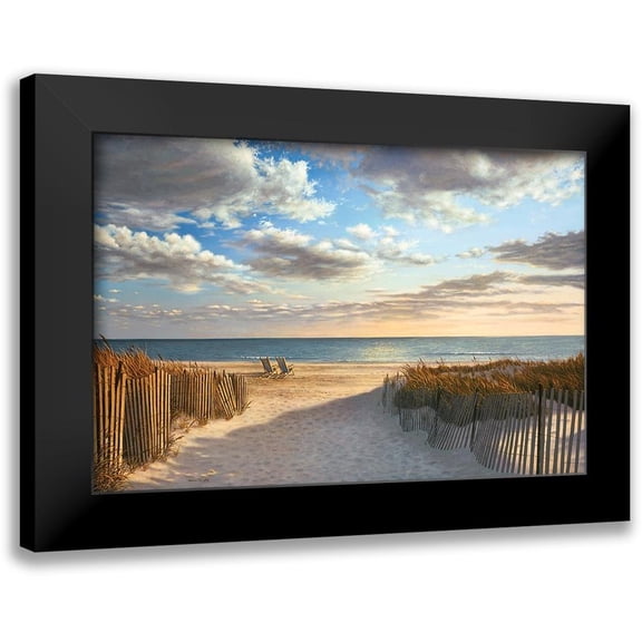 Pollera, Daniel 14x11 Black Modern Framed Museum Art Print Titled - Sunset Beach