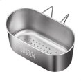 thumbnail image 1 of Jinsinto Passoire pour Évier - Acier Inoxydable, Facile à Utiliser, pour Cuisine 18*15*9CM, 1 of 3