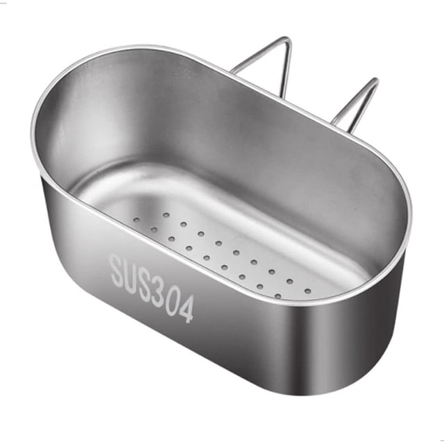 Jinsinto Passoire pour Évier - Acier Inoxydable, Facile à Utiliser, pour Cuisine 18*15*9CM