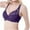 Purple, variant on Women's Balconette Lace Bra See Through Demi Sheer Mesh Unlined Underwire Bras