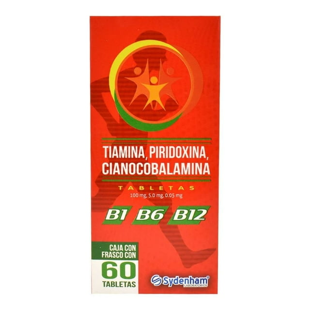 Complejo B B1 B6 y B12, 60 tabletas