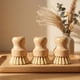 thumbnail image 1 of 3 Pack BambooHandle Sisal DishScrub Brushes Natural Fiber Non Scratch Kitchen Pot Pan Cleaning Tools, 1 of 8
