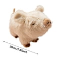 thumbnail image 2 of Peluche de jabalí | Figura de peluche realista | Simulación suave y realista | Tejido duradero | Idea de regalo coleccionable | Muñeca Decoración de la Naturaleza | 1 Pieza | Diseño lindo y abrazable, 2 of 7