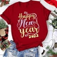 thumbnail image 4 of Blusa de mujer Navidad Impreso Casual Moda Todo-fósforo Camiseta de manga corta Tops Fridja  gope841, 4 of 6