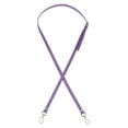 thumbnail image 1 of Uxcell Sangle de Sac à Main en Cuir de Remplacement PU Épaule Réglable Bandoulière de Remplacement Violet/argent, 1 of 7