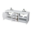 thumbnail image 6 of Elegant Lighting VF29084DLO Chase 84" Free Standing Double Basin Vanity Set - Wood, 6 of 7