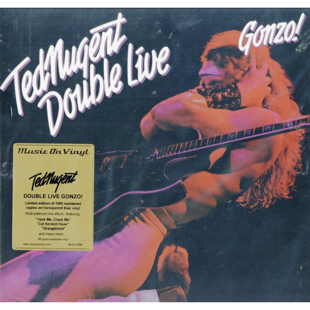 Ted Nugent Double Live Gonzo [limited Blue Colored Vinyl] Vinyl