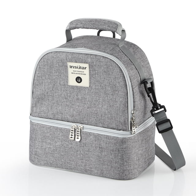 Bolsa enfriadora de leche materna insular Diseño de 3 capas Gran capacidad para extractor de leche insular Mochila