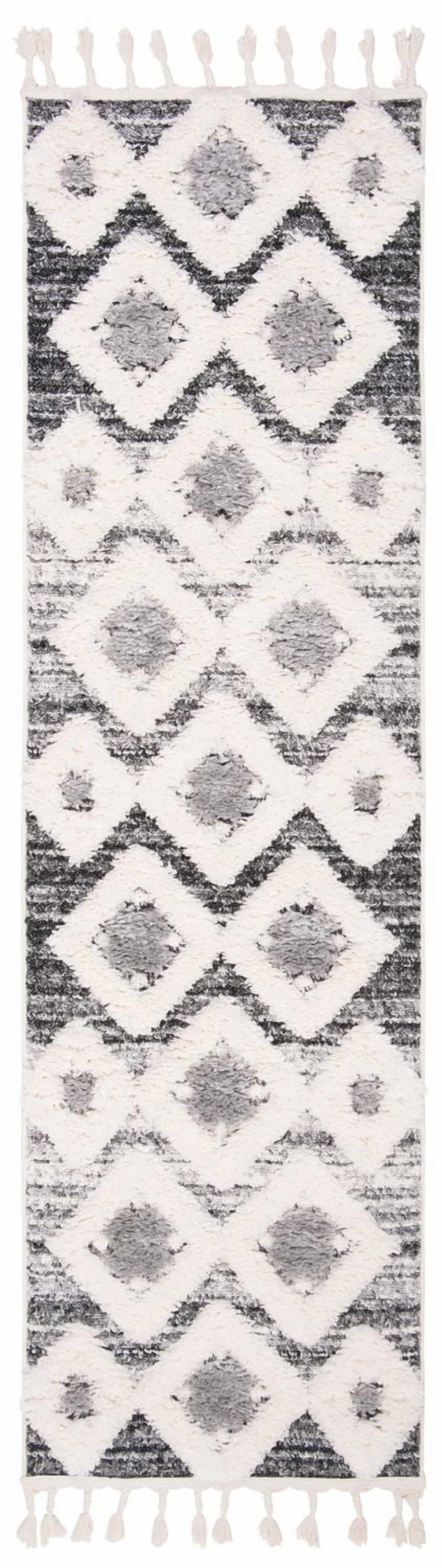 Safavieh Moroccan Tassel Shag Dawson Geometric Area Rug