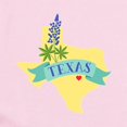 thumbnail image 2 of CafePress - Texas State Outline Bluebonnet Flower Body Suit - Long Sleeve Cotton Baby Bodysuit, 2 of 4
