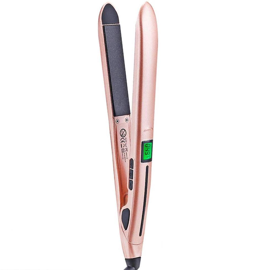 maskred 2 in 1 Hair Straightener and Curling Iron with LCD Display Adjustable Temperature Hair Care