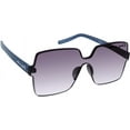 thumbnail image 2 of Circus NY by Sam Edelman Women's CC467 Shield UV400 Protective Square Fashion Sunglasses, 62mm, 2 of 6