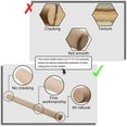 thumbnail image 4 of Beech Wood French Rolling Pin - Small Pasta Dough Roller, 4 of 7