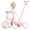 Pink, variant on KORIMEFA 5 in 1 Tricycle for toddler 2-4 Years Old, Toddler Bike, Kids Balance Bike & Ride-On Trike with Push Handle, Outdoor Indoor Birthday Gift for Boys Girls, Blue