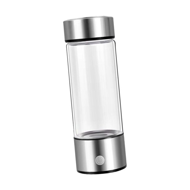 Botella, Botella de viaje, Vaso de agua USB ligero, Recargable, Generador de viaje Plata