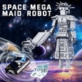thumbnail image 2 of Spaceballs Mega Maid Building Blocks Set with Mini Eagle 5, Space Movie Car Robot Model Building Kit, Holiday Birthday Toy Gift for Fans Teens Kids 8+, 2 of 6