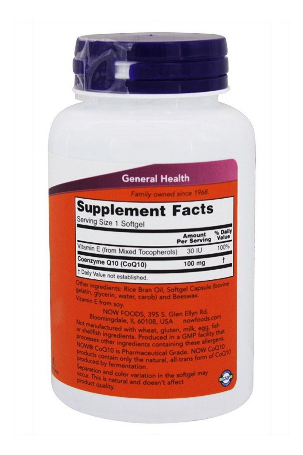 Now Foods - CoQ10 100 mg 150 Softgels (Pack of 2)