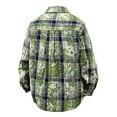 thumbnail image 3 of Blusa y camisa de manga larga con cuello vuelto para hombre, moda informal, botones, bolsillo enrejado, cuello vuelto, camisa de manga larga para hombre, abrigo de poliéster, 3 of 3