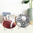 thumbnail image 2 of Football Display Stand Acrylic Football Ball Holder Premium Material Smooth Surface Acrylic Balls Racks, 2 of 9