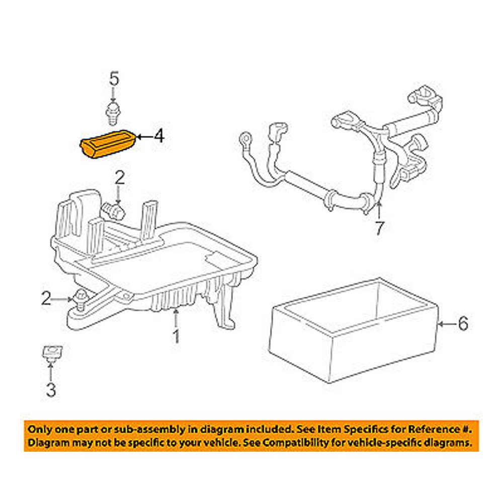 Jeep CHRYSLER OEM Grand CherokeeBattery Hold Down Tie Bracket Clamp 55136959AC
