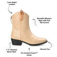 thumbnail image 4 of Journee Collection Womens Novva Tru Comfort Foam Back Heel Zip Stacked Heel Booties, 4 of 6