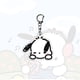 thumbnail image 3 of Llavero acrílico de Anime Kawaii Sanrio Pochacco, colgante de bolsa de pareja de dibujos animados, adorno móvil, colgante de bolsa de expresión Linda, 3 of 4