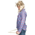 thumbnail image 4 of Garth SNL Character Halloween Cosplay Button Down Flannel Costume Shirt, 4 of 7