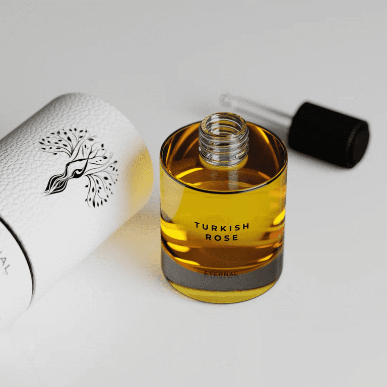 Turkish Rose Perfume Oil, Alcohol-Free, 1 oz photo 4
