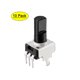 thumbnail image 1 of Uxcell 10k ohm Potenciómetro de película rotativa de un solo giro, resistencias variables, color negro, 10 piezas, 1 of 5