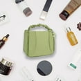 thumbnail image 5 of Green Travel Makeup Bag for Women Organizer Portable Travel Cosmetic Bag Hanging Cosmetic Travel Bag for Women Make Up Bag Travelling Set, 5 of 5